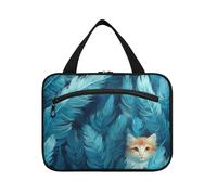 Hide and Seek Hanging Toiletry Travel Bag for Women with Hook, Designer Foldable Toiletry Organizer for Women Must Haves Camping bolsas para maquillaje de Mujer L