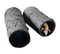 Hide Cave - Reptile House | Safe Reptile Shelter Hide Cave For Privacy & Comfort | Artificial Rock -Shaped For Iguanas & Amphibians | Hideaway With Easy Access For Tank