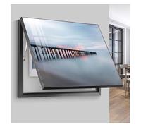 Hide Counter Paintings Effortless Opening and Closing Breaker Box Panel Cover Decorative Distribution Cover Decoration Balcony Dining Room(D,60x70cm)