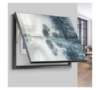 Hide Counter Paintings Effortless Opening and Closing Breaker Box Panel Cover Decorative Distribution Cover Decoration Balcony Dining Room(A,35x45cm)