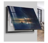 Hide Counter Paintings Effortless Opening and Closing Breaker Box Panel Cover Decorative Distribution Cover Decoration Balcony Dining Room(B,35x45cm)