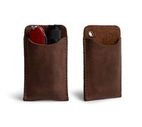 Hide & Drink, Leather EDC Pocket Slip, Swiss Army Knife Sleeve & Pen Holder for Everyday Use, Camping Accessories, Handmade Includes 101 Year Warranty :: Bourbon Brown
