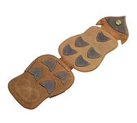 Hide & Drink, Leather Guitar Pick Case Owl Design, Plectrum Case, Guitarist Gifts, Musician Accessories, Handmade Includes 101 Year Warranty :: Bourbon Brown