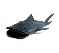 Hide & Drink, Leather Pouch Pencil Bag, Purse, Scissors Case, Shark Cable Holder, Phone Case, Wallet, Makeup, Stuffed Animal, Handmade, Blou Reed