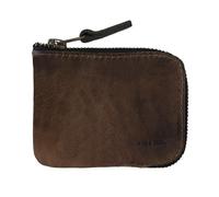 Hide & Drink, Leather Zippered Card Wallet, Holds Up to 8 Cards Plus Folded Bills & Coins, Cash Organizer, Everyday Accessories, Handmade Includes 101 Year Warranty :: Bourbon Brown