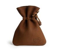 Hide & Drink, Rustic Durable Leather Medieval Coin Pouch (Medium) Drawstring, Classic Bag, Costume, Organizer, Gifts, Accessories, Handmade Includes 101 Year Warranty :: Swayze Suede, Brown