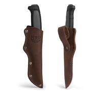 Hide & Drink, Thick Leather Mora Knife Sheath w/Belt Loop Handmade Includes 101 Year Warranty :: Bourbon Brown