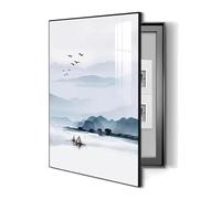Hide Meter Electric Meter Box Decorative Painting Breaker Box Cover Decorative Wall Mounted Electrical Panel Cover Fuse Box Cover for Living Room(C,15.7inx23.6in/40 x60 cm)