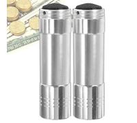 Hide Money, Flashlight Shaped Secret Hiding Box Set of 2, Fake Flashlight Hiding Box Container Stash Safes for Valuables, Store Money, Cash, Jewelry, Portable for Home Travel Hotel