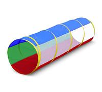 Hide N Side 6Ft Crawl Through Play Tunnel Toy, Pop Up Tunnel For Kids Toddlers Babies Infants Children & Dogs, Indoor Outdoor Tube