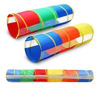 Hide N Side Kids 6Ft Crawl Through Play Tunnel Toy, Pop Up Tunnel For Kids Toddlers Babies Infants & Children Gift Indoor & Outdoor Tube