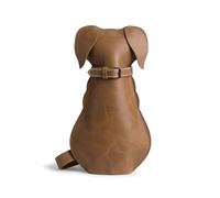 Hide & Play, Dog-Shaped Backpack, Pet Lover Accessory, Crossbody Bag, Travel Backpack, Full Grain Leather, Handmade, Single Malt Mahogany, One Size