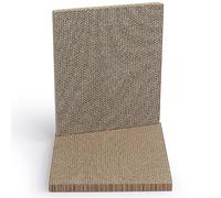 Hide & Scratch Cat Scratcher Pad - 2 Pack | Double-Sided Cardboard Refills for Our Scratching Box | Reversible Corrugated Board for Indoor Cats | Toy Mat for Kitten Claw Play & Furniture Protection