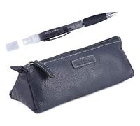 Hide & Skin # Genuine Leather # Blue Berry # Utility Pouch # for Men and Women (Blueberry) (Blueberry), multi, BLUE NAVY, PCC/RED/NAP