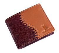 HIDE & SKIN Mens RFID Blocking Leather Slim Wallet (Grained Brown) BRANDY 09 (BIG), RFID Wallet, Brandy 09(Big), RFID Wallet, Brandy 09 (Big), rfid wallet
