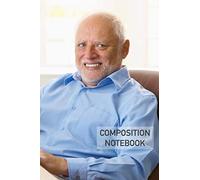 Hide The Pain Harold Dank Meme Notebook: Lined Black and White Journal / Notebook 6x9inch, 100 pages