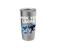 Hide Yer Lager Scottish Beer Sci-Fi Warrior Stainless Steel Insulated Tumbler