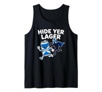 Hide Yer Lager Scottish Beer Sci-Fi Warrior Tank Top