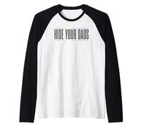 Hide Your Dads LGBTQ Pride Gay Raglan Baseball Tee