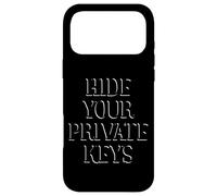 Hide Your Private Keys OPSEC Best Practices Security Crypto Case for iPhone 17 Pro Max