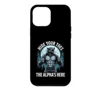Hide Your Toes The Alpha's Here Funny Alpha Wolf Meme Cringe Case for iPhone 12 Pro Max