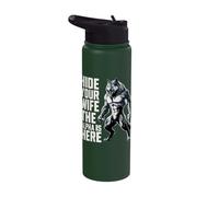 Hide Your Wife The Alpha is Here Stainless Steel Insulated Water Bottle