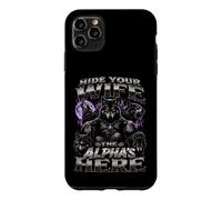 Hide Your Wife The Alpha Is Here Werewolf Meme Wolf Sigma Case for iPhone 11 Pro Max