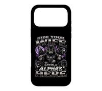 Hide Your Wife The Alpha Is Here Werewolf Meme Wolf Sigma Case for iPhone 17 Pro Max