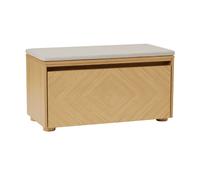 Hideaway Grid Cabinet With Door & Shelf Oak/White Sand