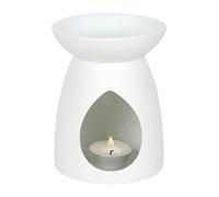 Hideaway Home Fragrances White Ceramic Mandala Oil Burner