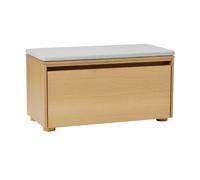 Hideaway Veneered Cabinet With Door & Shelf Oak/Sterling