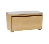 Hideaway Veneered Cabinet With Door & Shelf Oak/White Sand