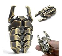 HIDEDC Beetle Fidget Toy, Multifunction Fidget Clicker Beer Bottle Opener, Alloy EDC Fidget Toys for Adults with Clicking Sound & Haptic Feedback, Cool Gadgets for Men & Women (Bronze)