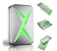HIDEDC Breakthrough Fidget Slider, Trackless Fidget Slider for Fancy Play, EDC Fidget Toys Adults Sensory Toys Home Office Executive Desk Toy Gift for ADHD/ADD/Autism (Luminous Green)