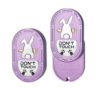 HIDEDC Desperate Rabbit Fidget Slider | Aluminum Alloy Version | Lightweight & Portable | EDC Metal Fidget Toys Adults ADHD Tools Executive Desk Toy for Keep Focus & Anxiety Relief (Purple)