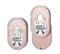 HIDEDC Desperate Rabbit Fidget Slider | Aluminum Alloy Version | Lightweight & Portable | EDC Metal Fidget Toys Adults ADHD Tools Executive Desk Toy for Keep Focus & Anxiety Relief (Rose Gold)