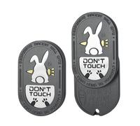 HIDEDC Desperate Rabbit Fidget Slider | Aluminum Alloy Version | Lightweight & Portable | EDC Metal Fidget Toys Adults ADHD Tools Executive Desk Toy for Keep Focus & Anxiety Relief (Black)