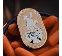 HIDEDC Desperate Rabbit Fidget Slider, Metal Fidget Toys Adults Haptic Coin Infinite Rotation Push, EDC Fidget Toys Sensory Toy Executive Desk Toy for Keep Focus & Stress Relief (Rose Gold)