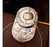 HIDEDC Desperate Rabbit Fidget Slider, Stainless Steel EDC Fidget Toys Stress Relief Toy for Adults, Executive Desk Toy for Keep Focus & Stress Relief (Mix Rose Gold)