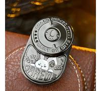 HIDEDC Desperate Rabbit Fidget Slider, Stainless Steel EDC Fidget Toys Stress Relief Toy for Adults, Executive Desk Toy for Keep Focus & Stress Relief (Mix Black)