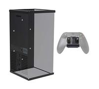 HIDEit Mounts for Xbox Series X and Controller, Steel Mount for Series X and Xbox Controller, Pro Bundle Wall Mount Kit for Xbox Series X and Rubber Dipped Controller Holder, British Registered Design