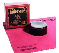 Hidersine 6C Deluxe Cello Rosin - Handmade Dark formula for student and professional Cellists - Artisanal British Rosin with Strong Grip & Warm Tone - 30?g size for cello bow - Colophony