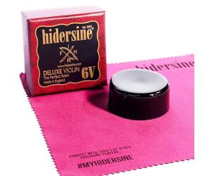 Hidersine 6V Deluxe Violin Rosin. Dark. Large size. Handmade in the UK. 30g rosin cake. Enhanced Bow control for proficient violinists. Resin for Violinists.