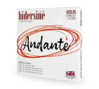 Hidersine Andante Series Violin Strings SET for 1/4 size Violins