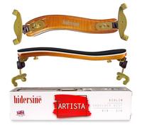 Hidersine ARTISTA Series Premium Shoulder Rest for Full Size and 3/4 Size Violins - Fully Adjustable with Ergonomic Foam Padding & Rubber Feet - Elegant Wood Flame Finish