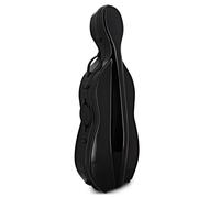 Hidersine Fibreglass Cello Case Black