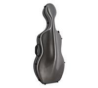 Hidersine Polycarbonate Cello Case Carbon Fibre Effect