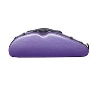 Hidersine Polycarbonate Violin Halfmoon Case Brushed Purple