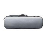 Hidersine Polycarbonate Violin Halfmoon Case Brushed Silver