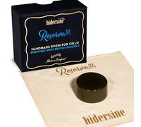 Hidersine Reserve21 Dark Cello Rosin. Low-Dust Formulation. Complete with velveteen drawstring bag. Handmade in the UK